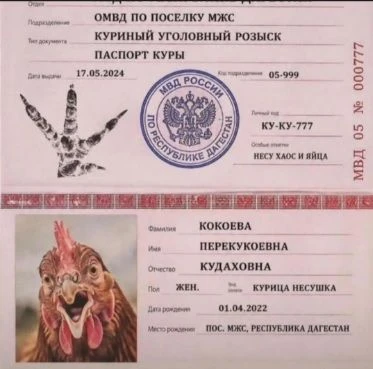 🐔 Курей все зарегистрировали в МФЦ?