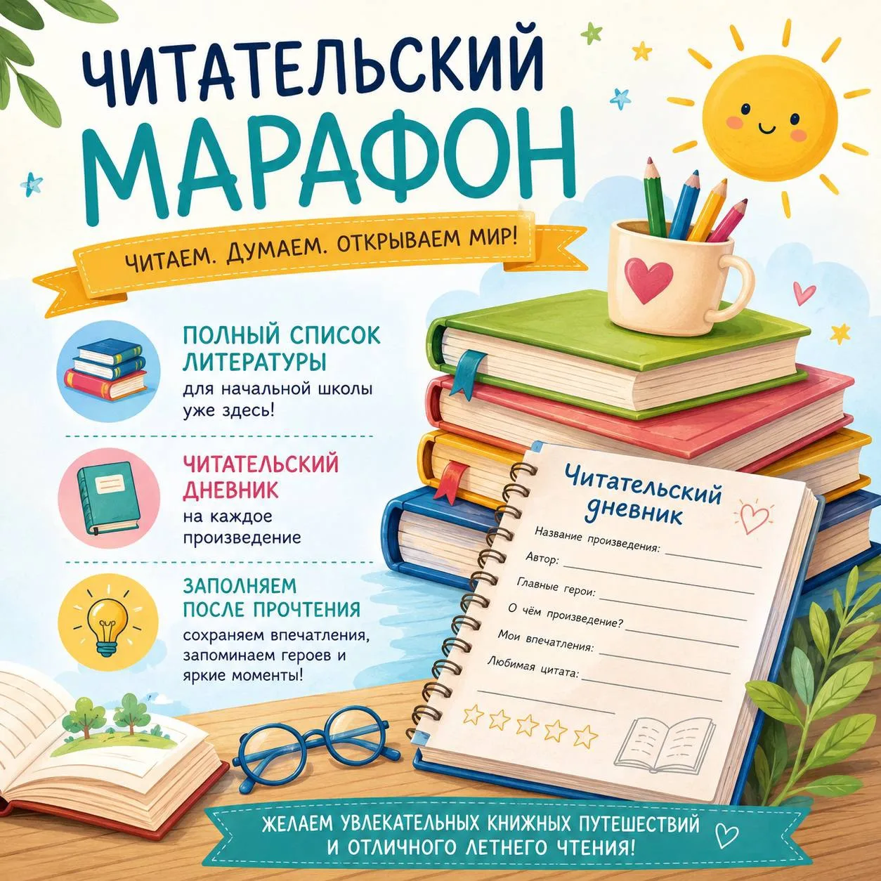 📚 Продолжаем рассказывать о нашем летнем читательском марафоне!

Чтобы участие было еще удобнее для