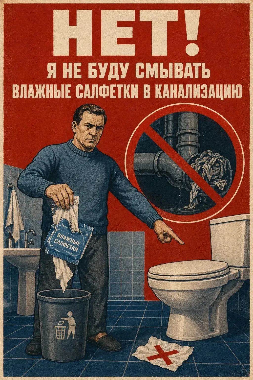 Судебные иски и штрафы: что грозит за сброс посторонних предметов в канализацию