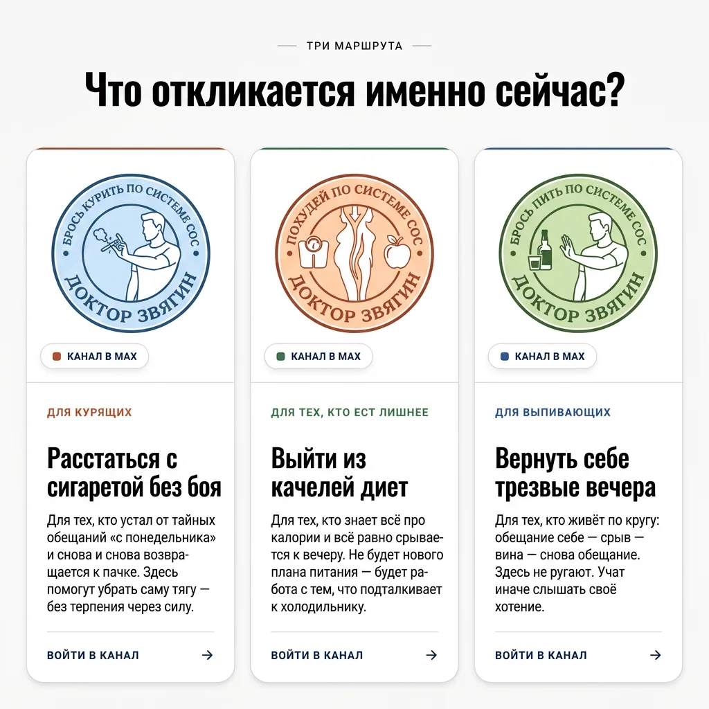 Три маршрута. Один — для вас.