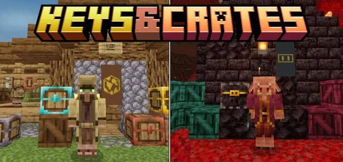 МОД - Keys & Crates

👑 Описание: 
Добавляет систему ящиков и ключей с уникальной механикой получени