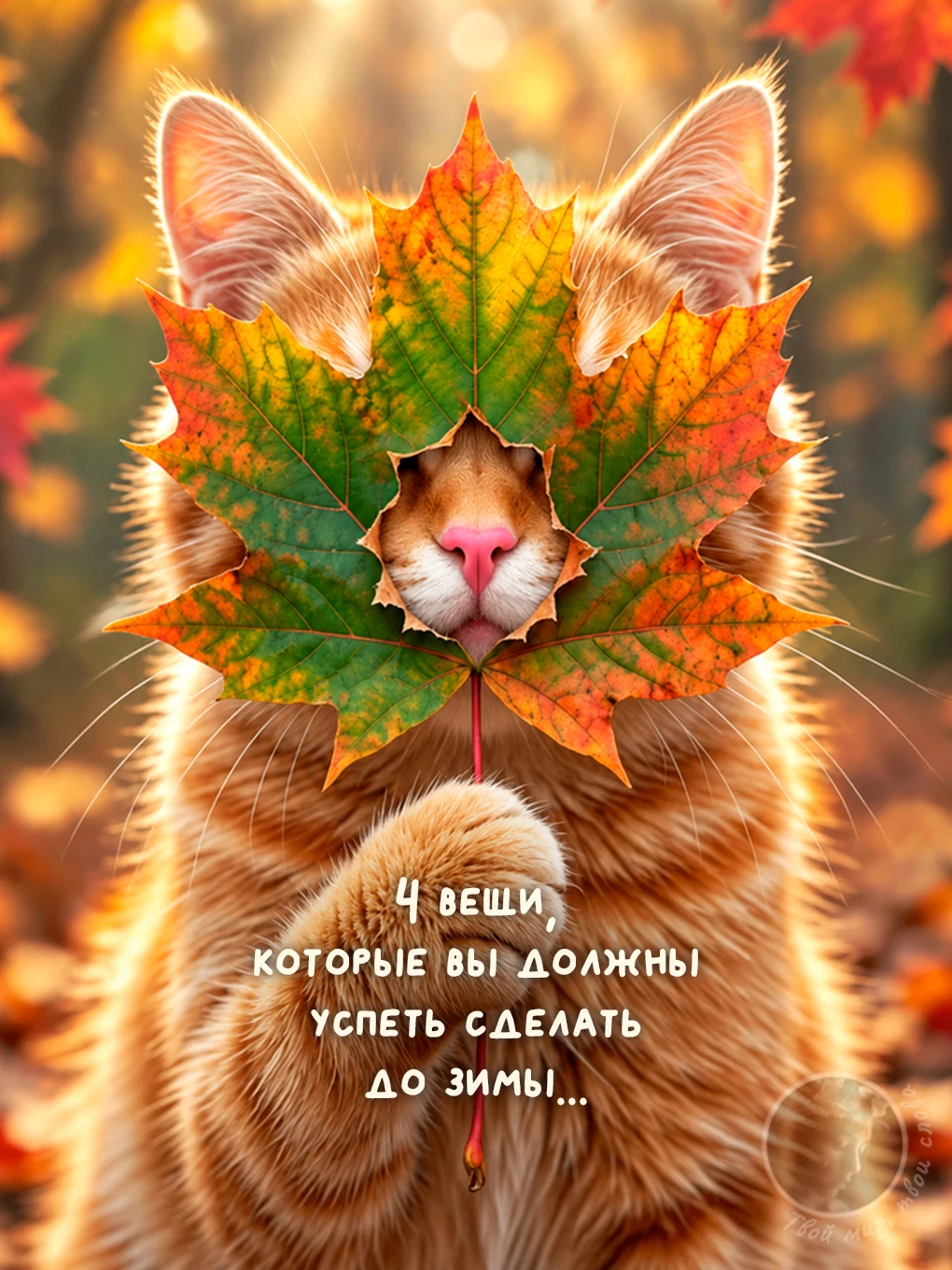 Вот что действительно важно перед долгой зимой!