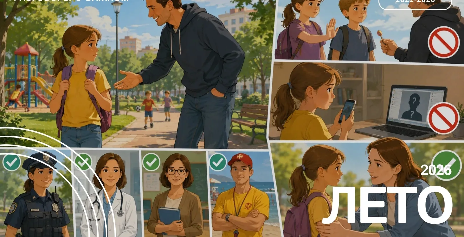 ✔️Незнакомцы, общение и личные границы во время каникул

🌞Летом у детей появляется больше свободы: 