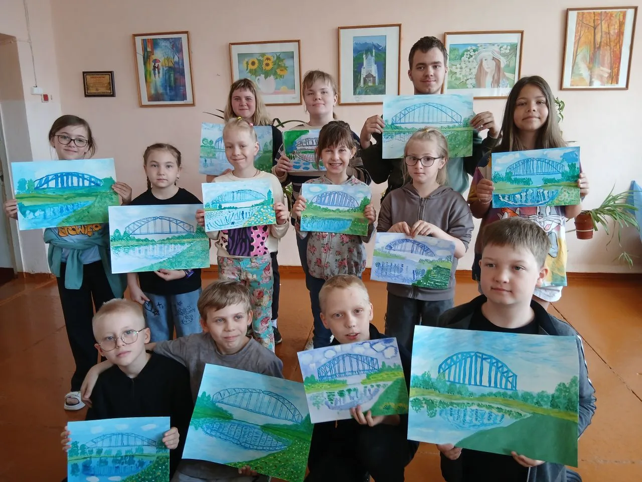 4️⃣ день интенсива 🎨«Родного города черты» 🖼(педагог Людмила  Яковлевна Белова) стал ...