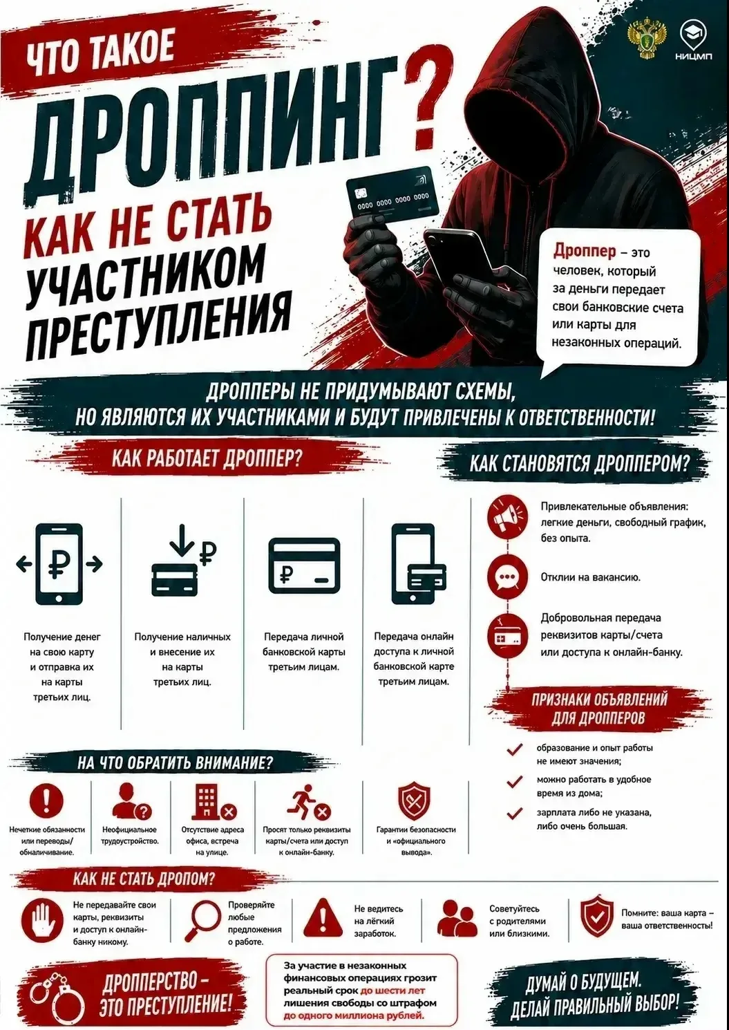 #Дропперство - это преступление!