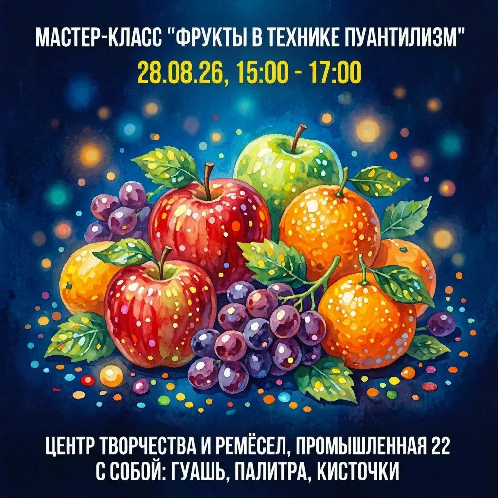 🎉 Хочешь превратить обычные фрукты в настоящий шедевр? Тогда тебе на наш мастер‑класс ...