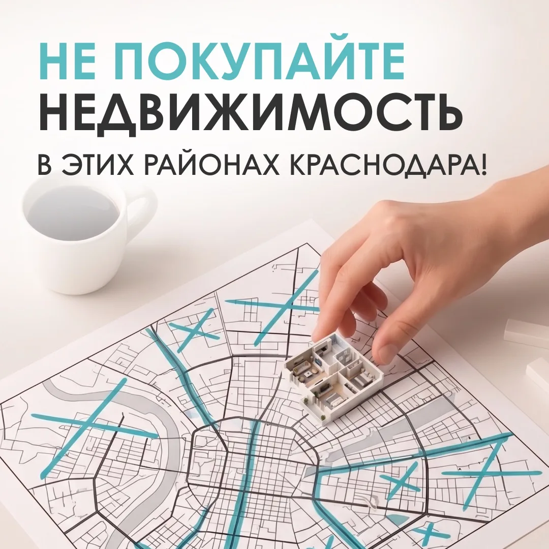 📍3 локации Краснодара, где вы вряд ли купите ликвидную квартиру