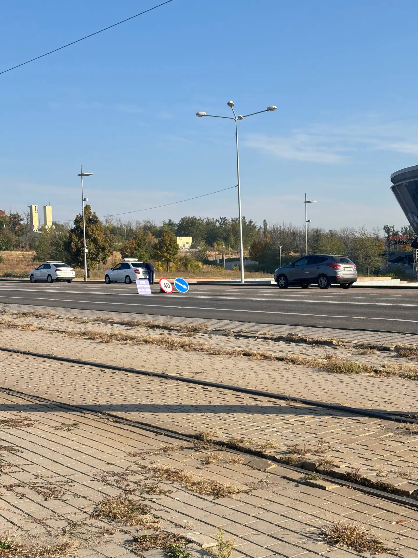 Акция «Нетрезвый водитель» на ул. Челюскинцев в Донецке.