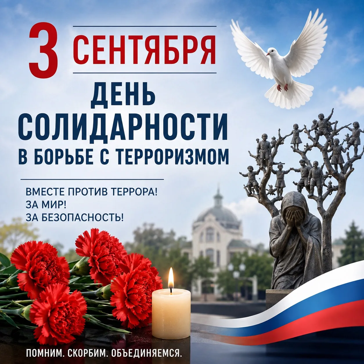 3 сентября в России отмечается День солидарности в борьбе с терроризмом.