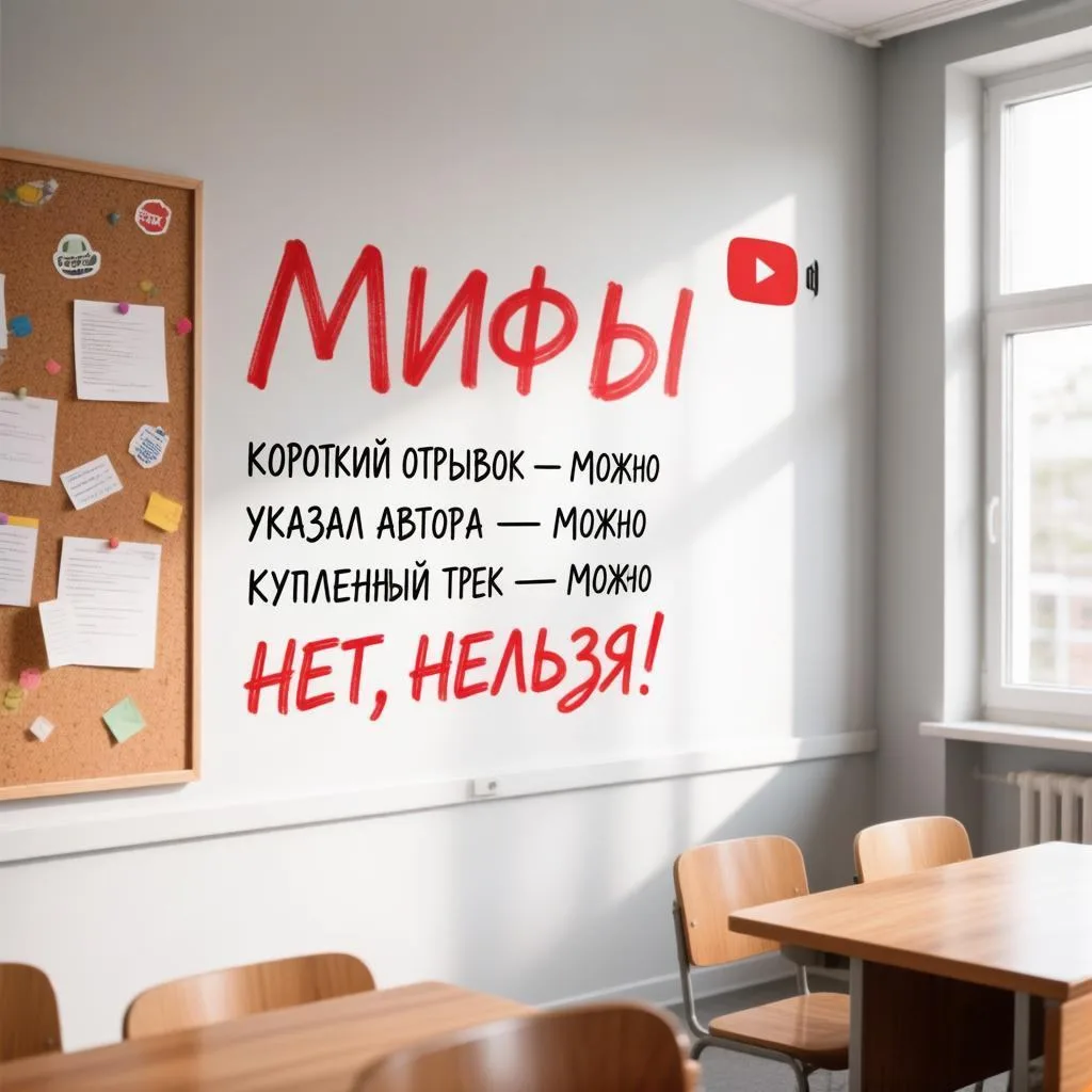 📱 YouTube: частые вопросы и мифы об авторском праве (1/2)