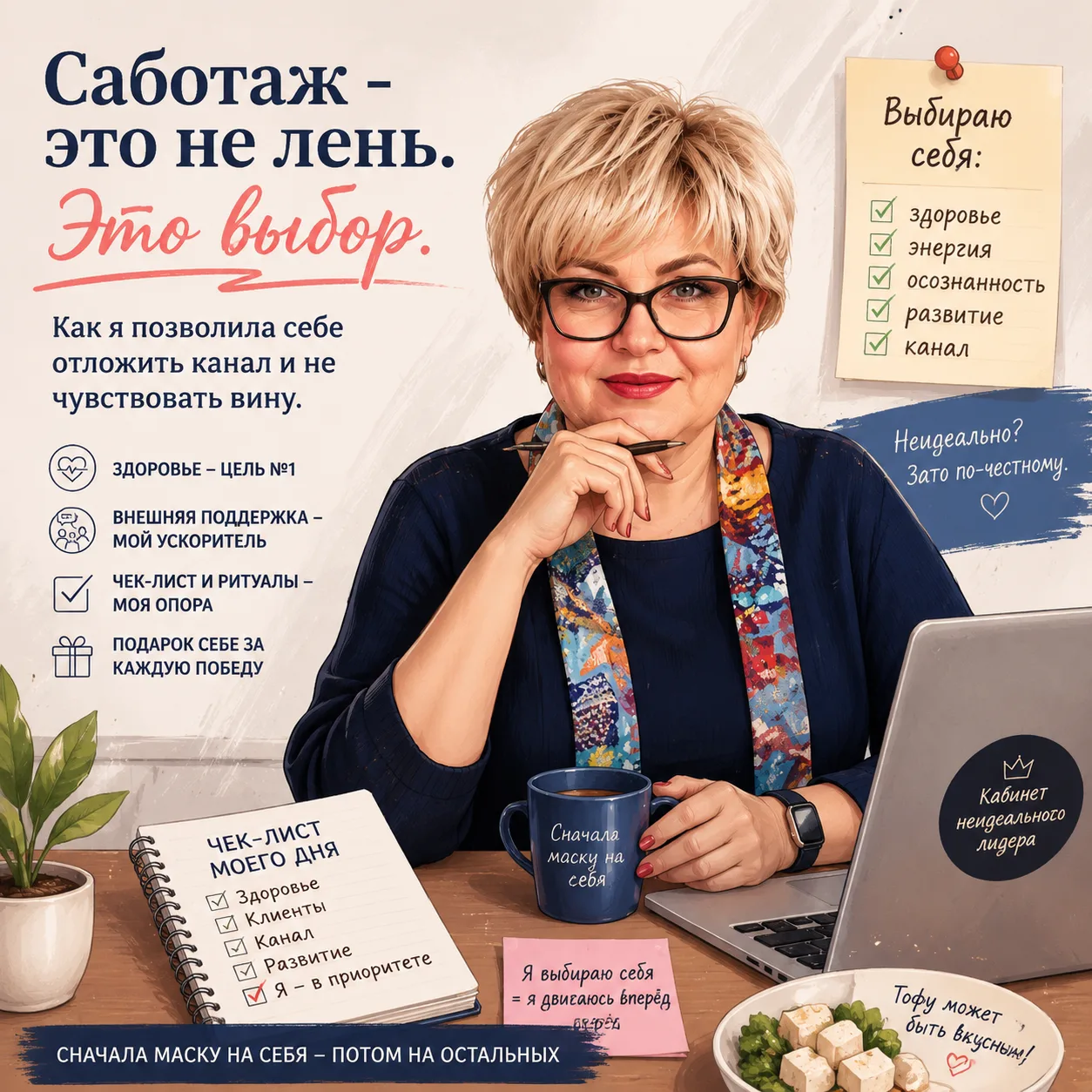 Саботаж - это не лень. Это выбор. Как я позволила себе отложить канал и не чувствовать вину.

Давно 