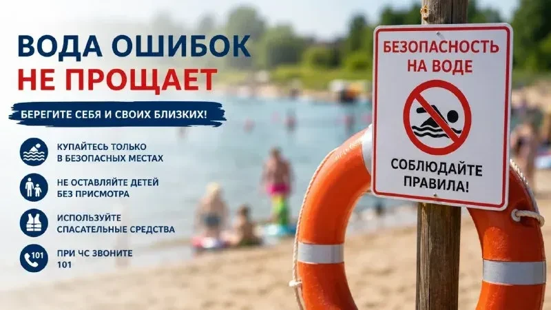 Правила «Безопасной территории» на воде 🏖️Отдых у воды — это прекрасно, если соблюдать...