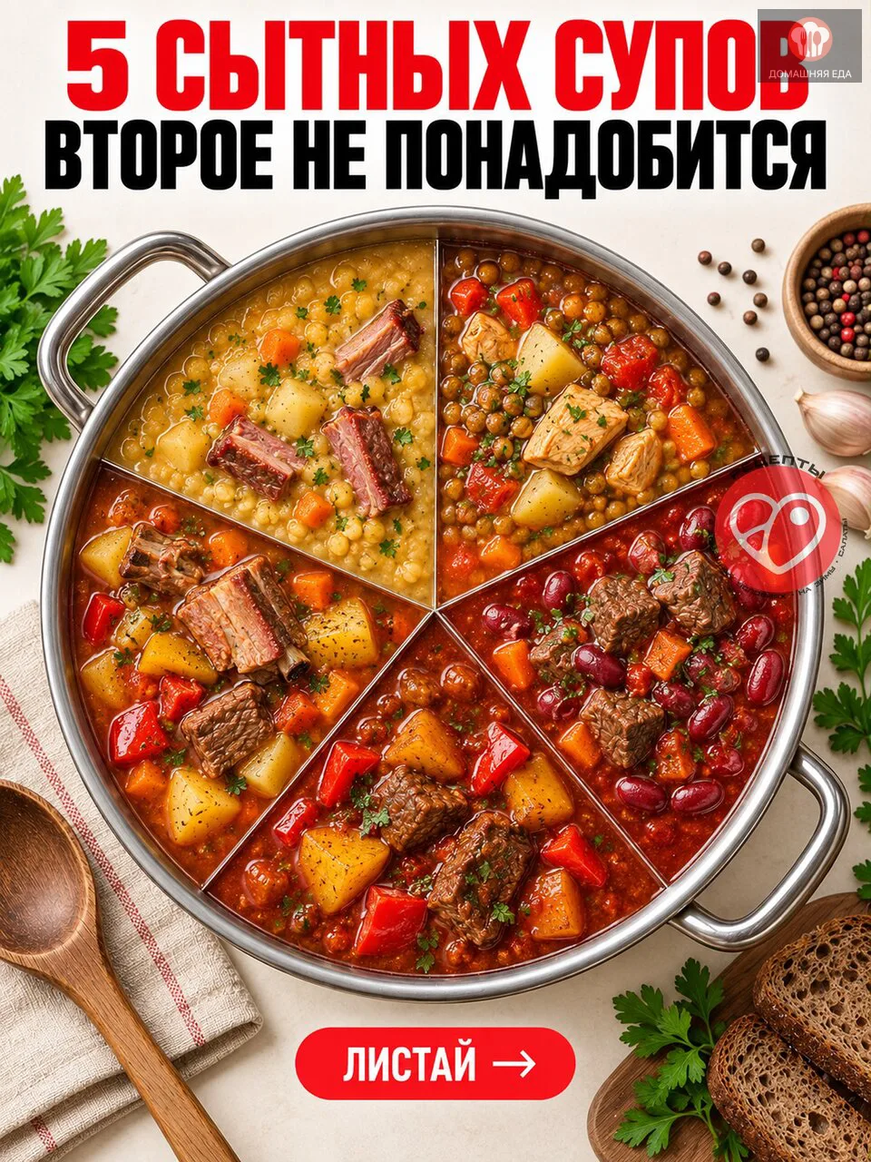 🍲 Есть супы, после которых через полчаса снова хочется заглянуть в холодильник. А есть...