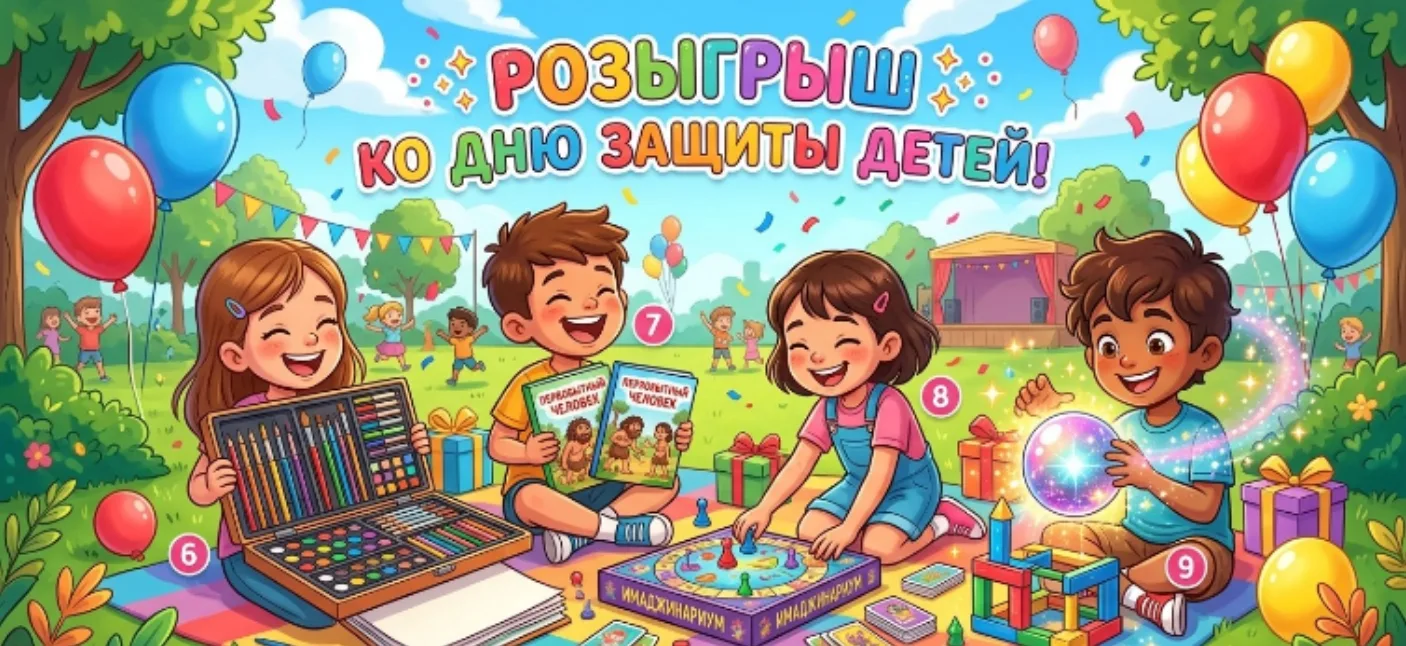 Розыгрыш ко Дню защиты детей!