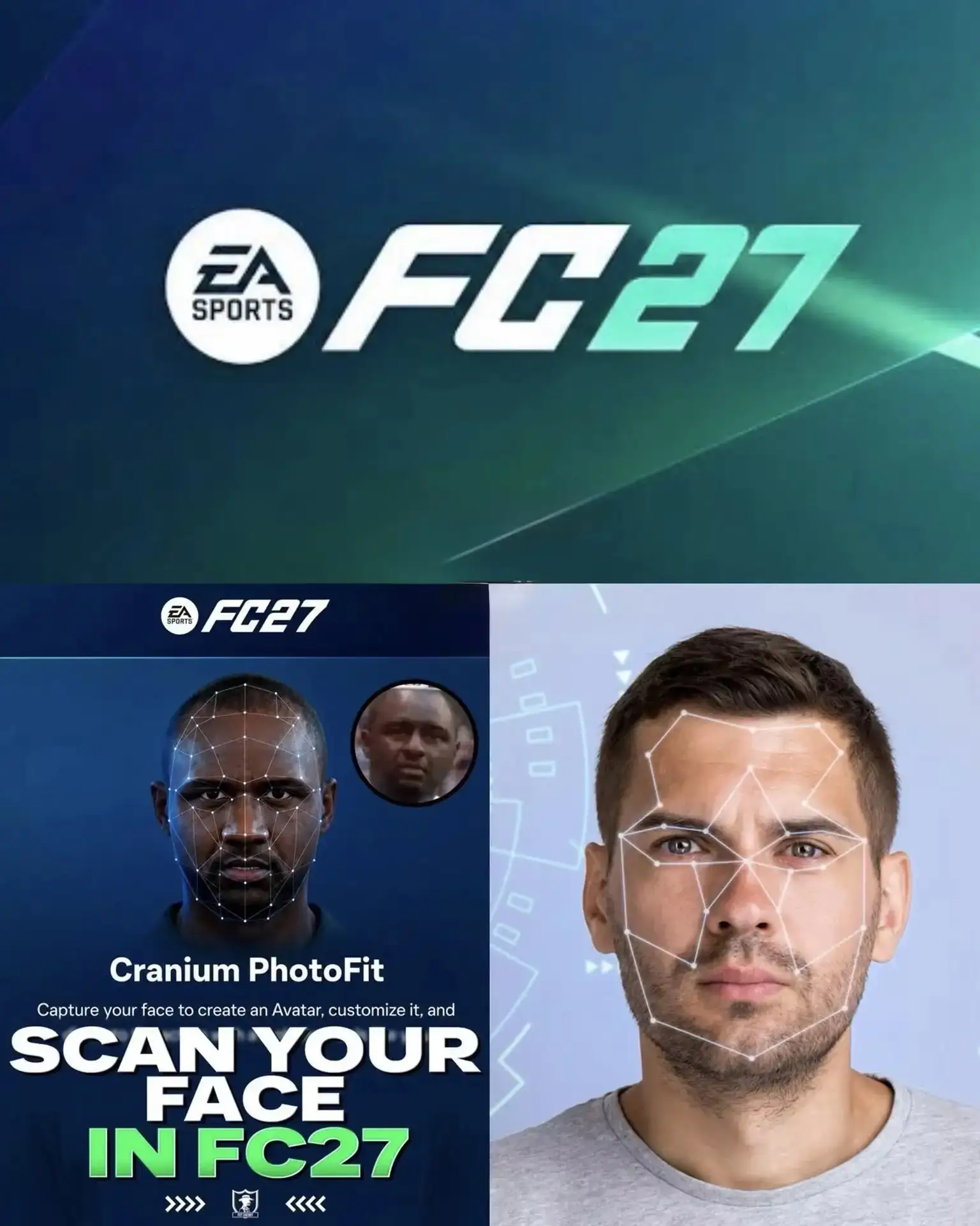 🎮 В EA FC 27 появится Photofit — новая функция, которая позволит игрокам сканировать своё лицо и с 