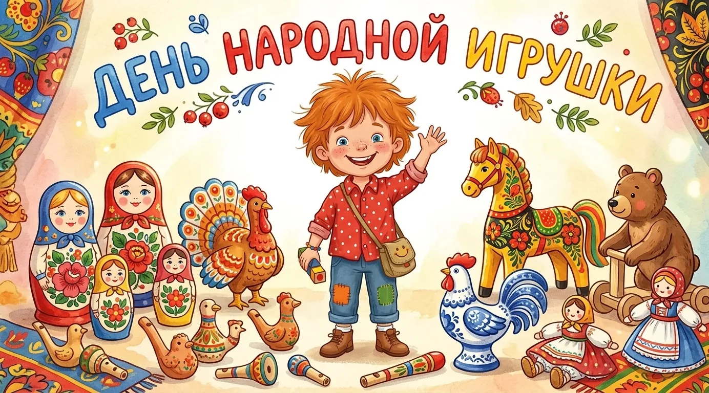 🎉 Волшебное путешествие в мир народной игрушки! 🎉