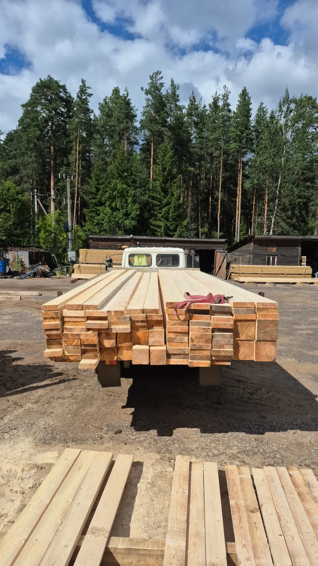 Собрали очередной заказ.
С доставкой, аж за 80км от производства.

 Клиенту требовалось:

✅  Доска 5