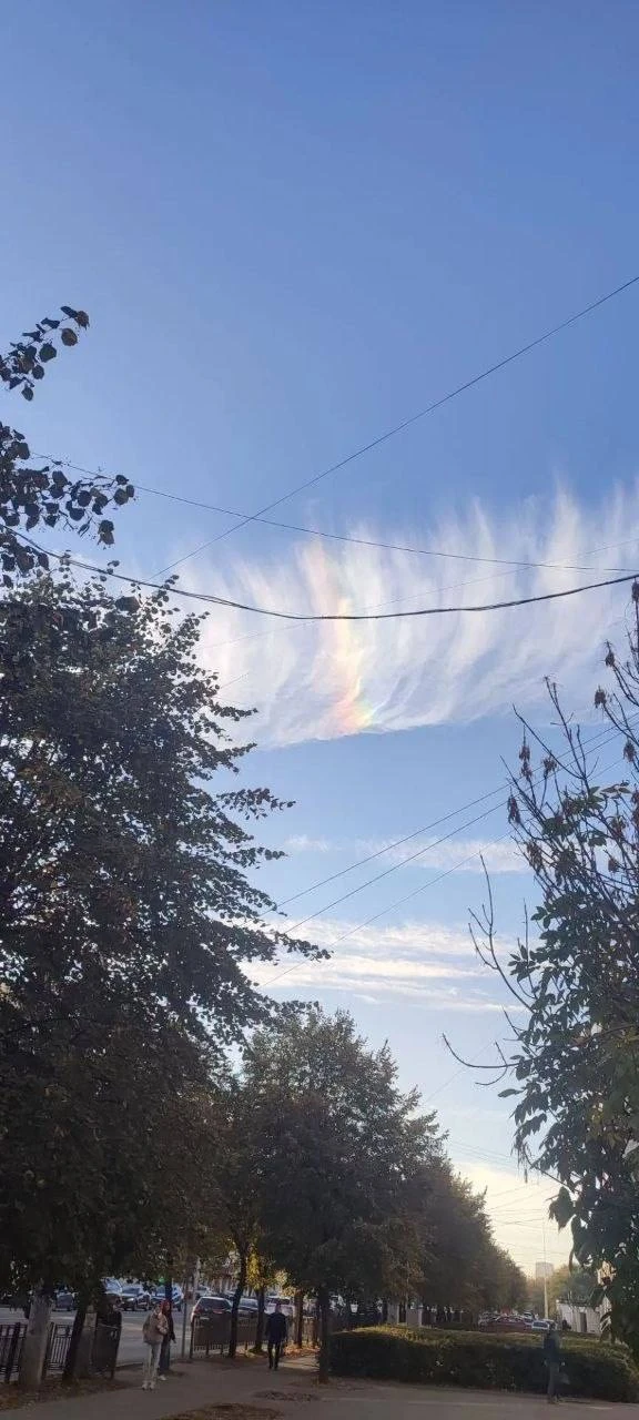 Какая красота сегодня над городом 😍