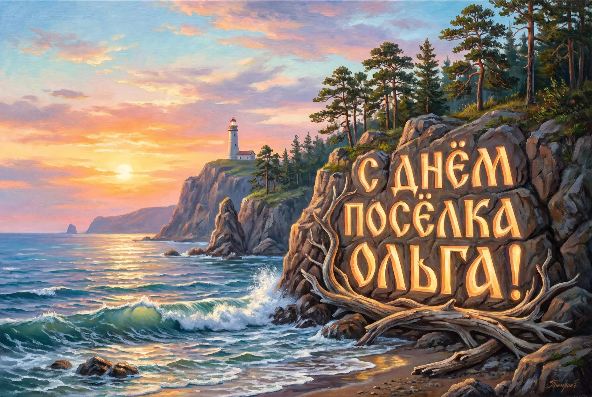 💥С днем посёлка Ольга.