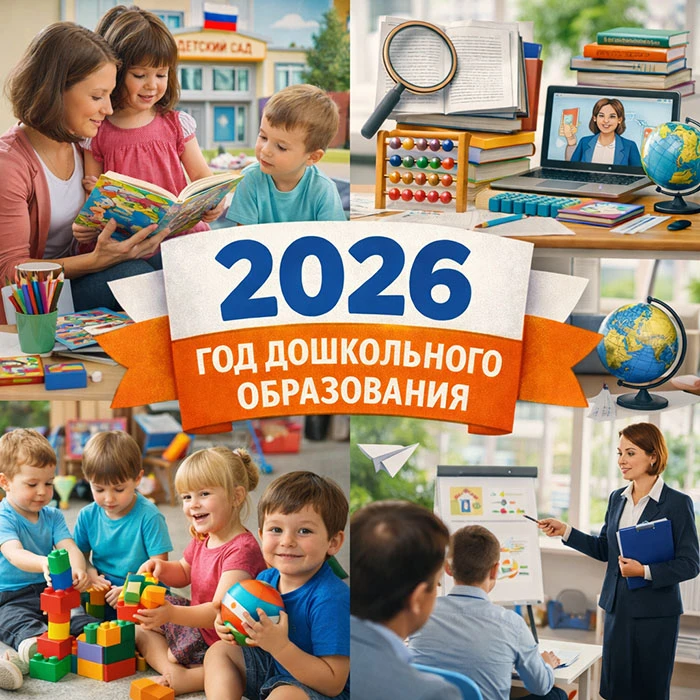 2026 год объявлен «Годом дошкольного образования» :
vk.ru/club237407578
vk.ru/goddo2026