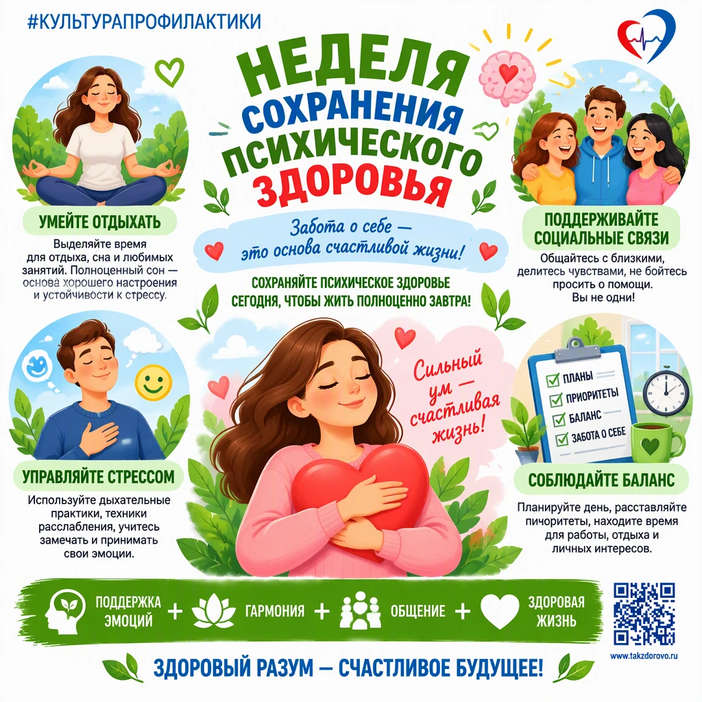 ❗Психическое здоровье — это отсутствие различных расстройств, состояние благополучия, к...