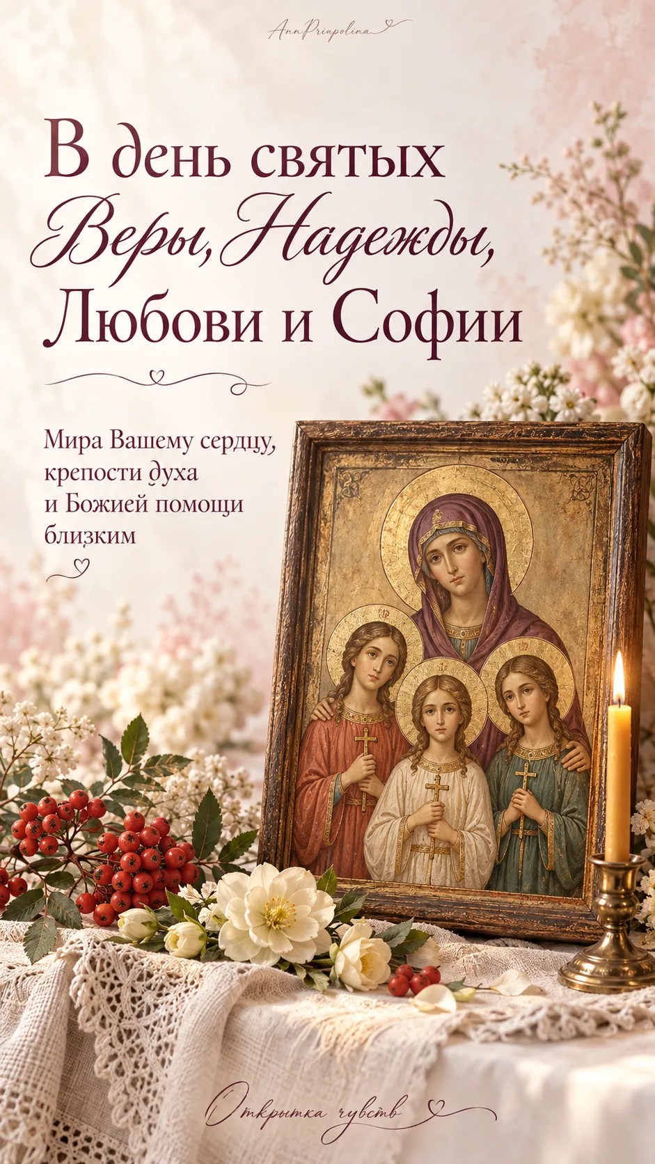 🤍 Мама снова просит поздравить вас…