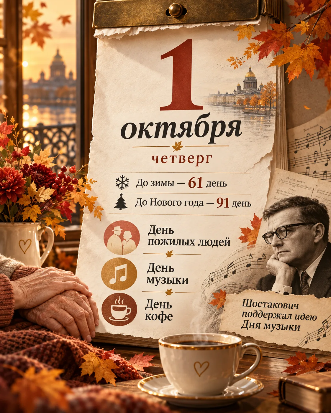 🍂 СЕГОДНЯ — 1 ОКТЯБРЯ