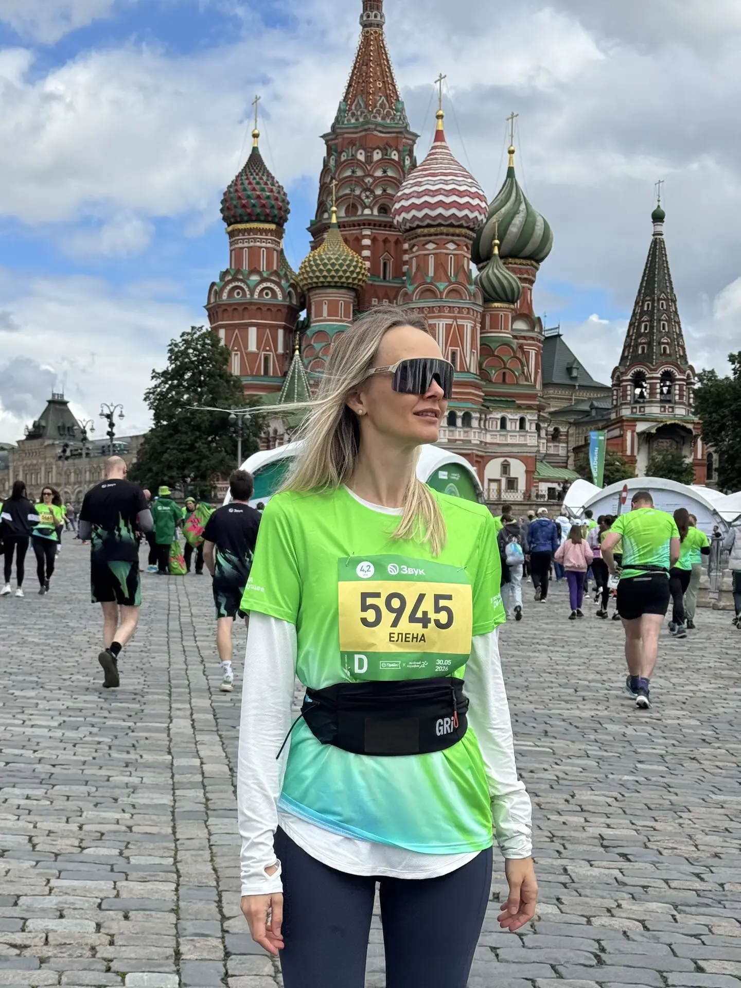 сегодня пробежала небольшой забег по самому центру Москвы 🏃‍♀️💚