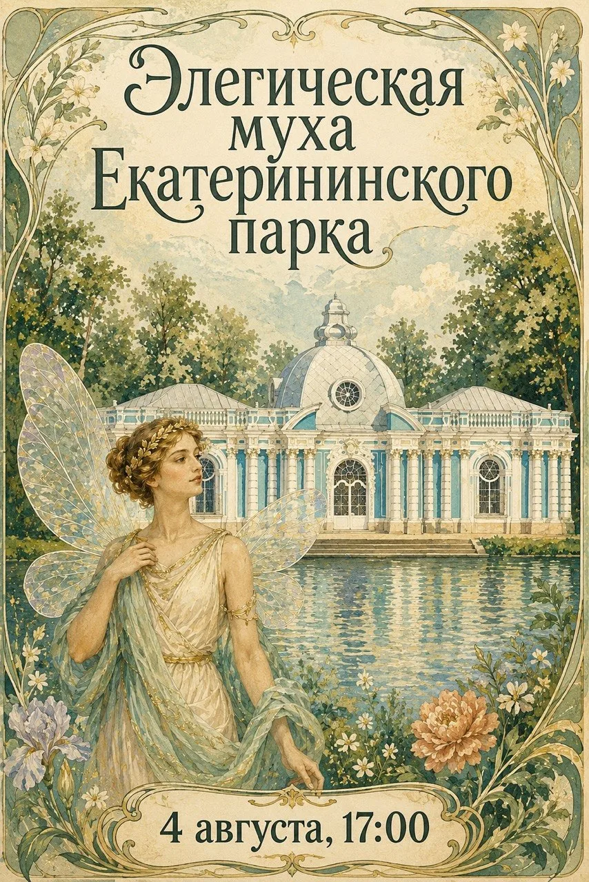 Элегическая муза Екатерининского парка
Бесплатная экскурсия с Сергеем Андреевым
📅 4 августа, вт, 17