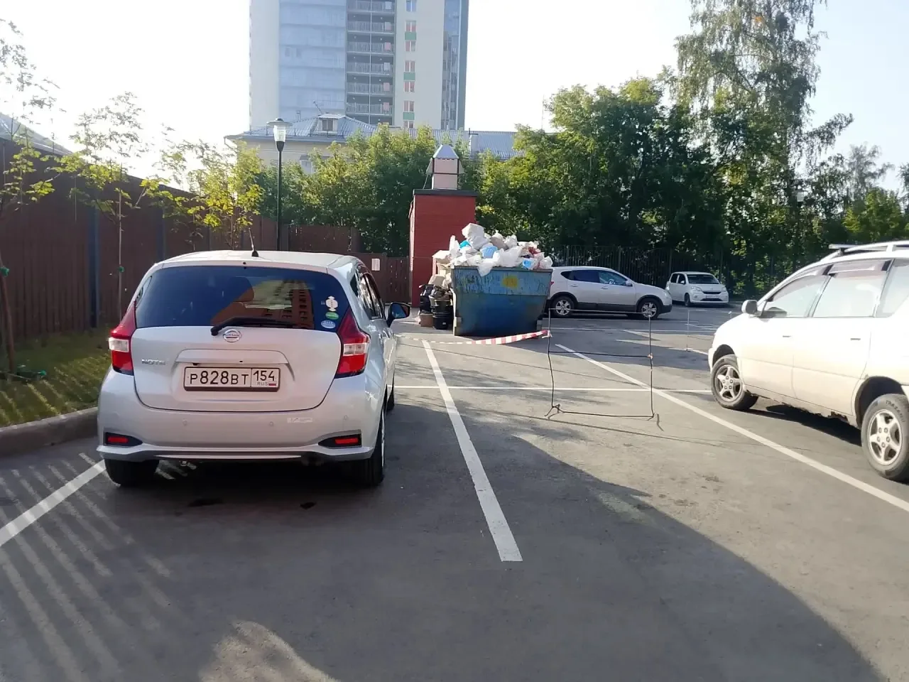 Просьба убрать машину