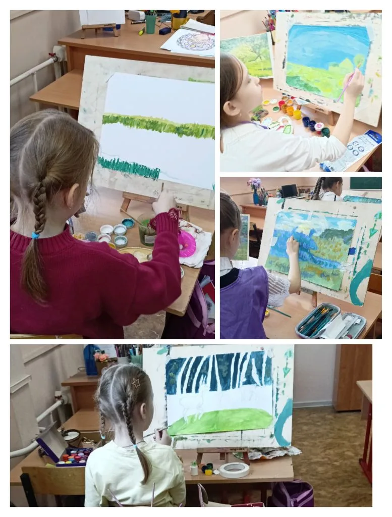 🎨 На кружке ИЗО «Вдохновение» (руководитель Деминова С.В.) юные художники 1-3 классов нарисовали уди