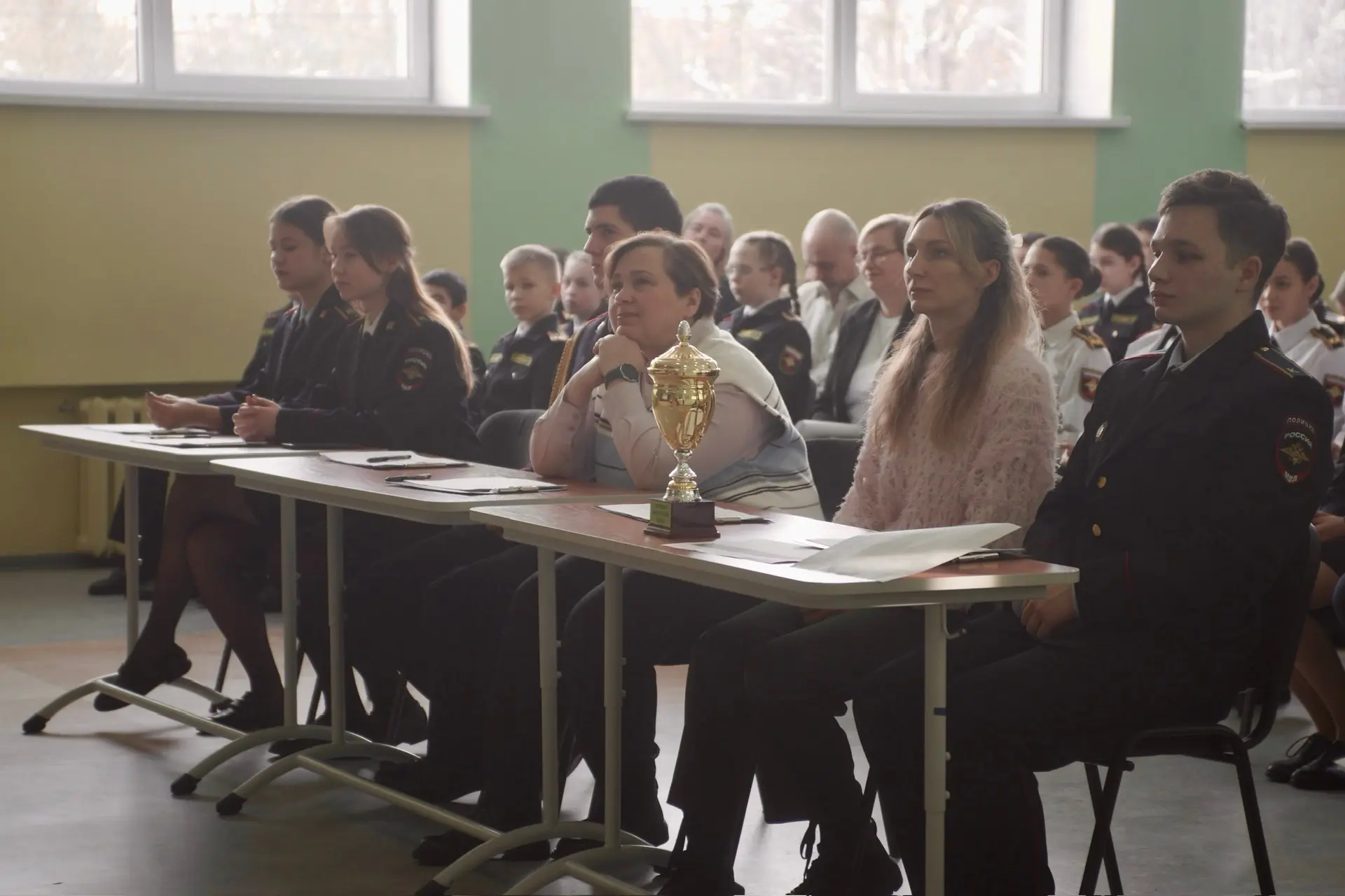 Сегодня в нашем лицее прошел II этап школьного смотра-конкурса кадетских классов. Надо отметить,что 