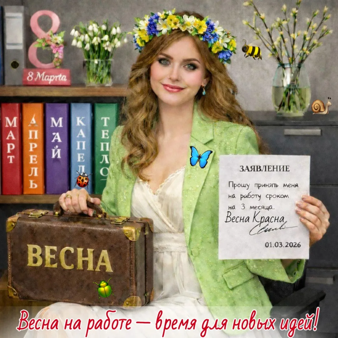 🌼 Ура! Сегодня 1 марта — начало весны! ☀️

Пусть этот чудесный сезон принесёт в вашу жизнь радость,