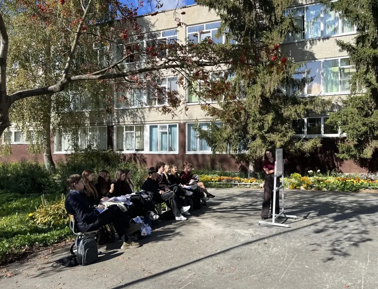 Математика под открытым небом: урок, который запомнится!🎓