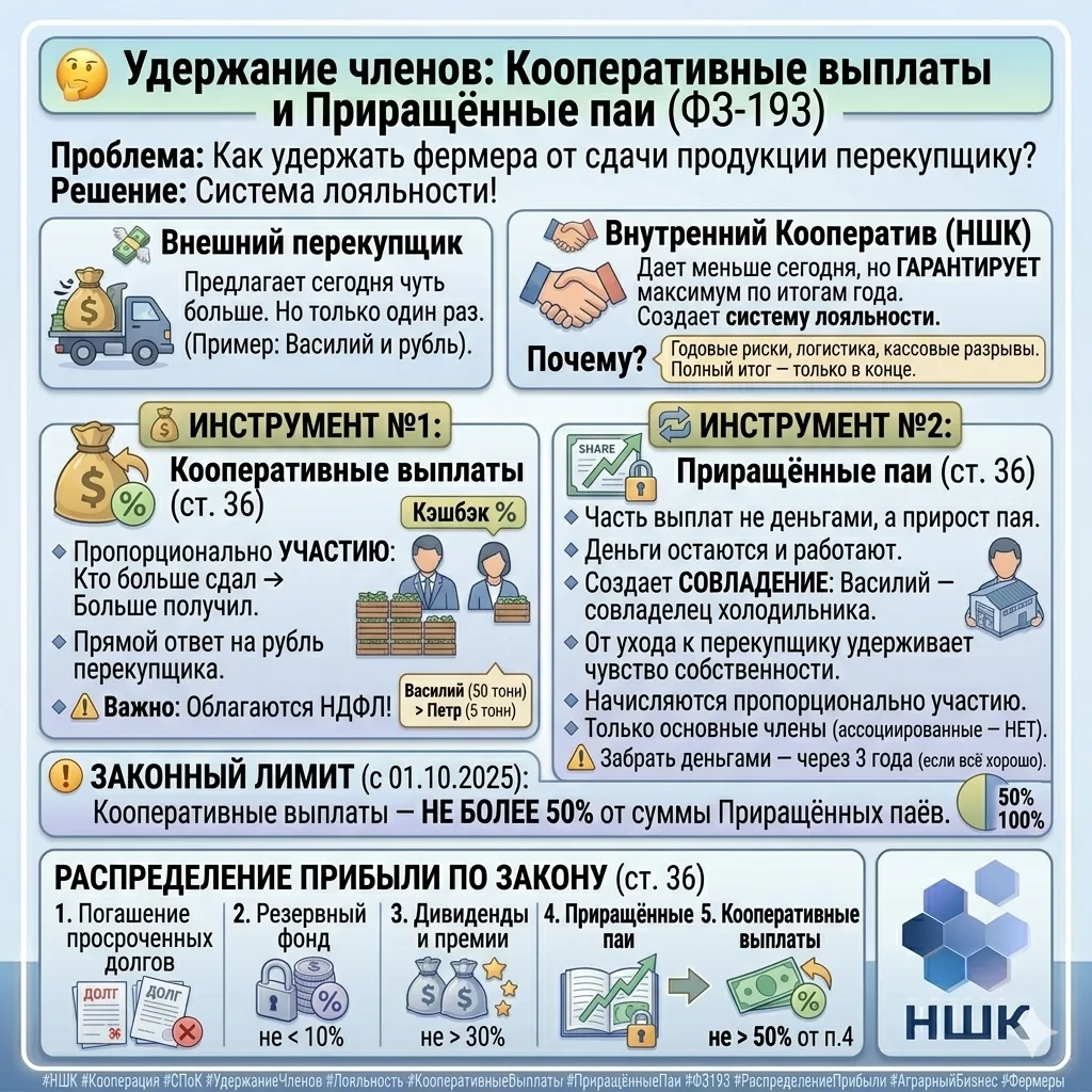 В предыдущих постах мы разобрали ассоциированных членов и дивиденды. Сегодня про то, ка...