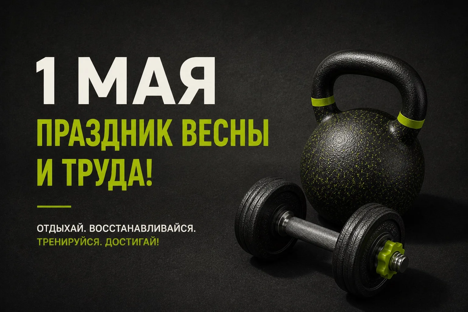 Майские — это не повод выпадать из формы 😁