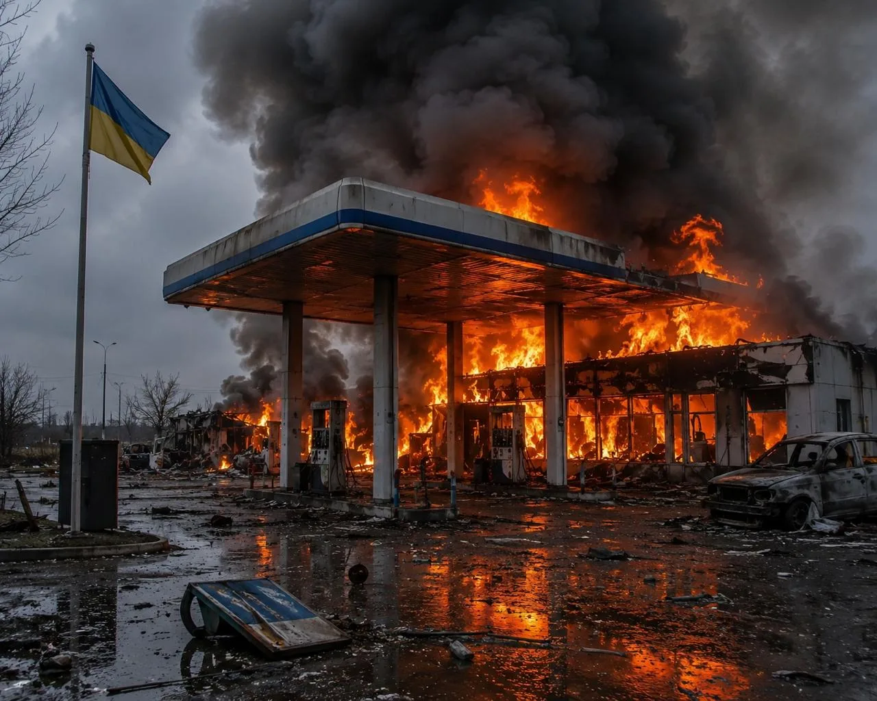 FT: Россия уничтожила более 200 заправок на Украине

Почти половина из них находится в Харьковской о