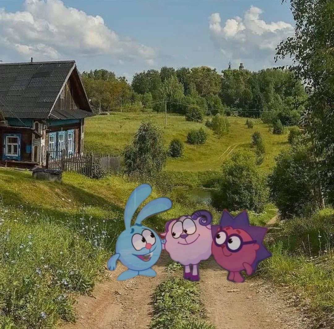 Вайб в деревне летом