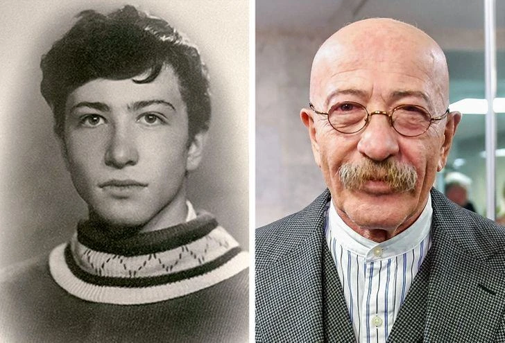Практически все догадались, что на фото слева Александр Розенбаум!