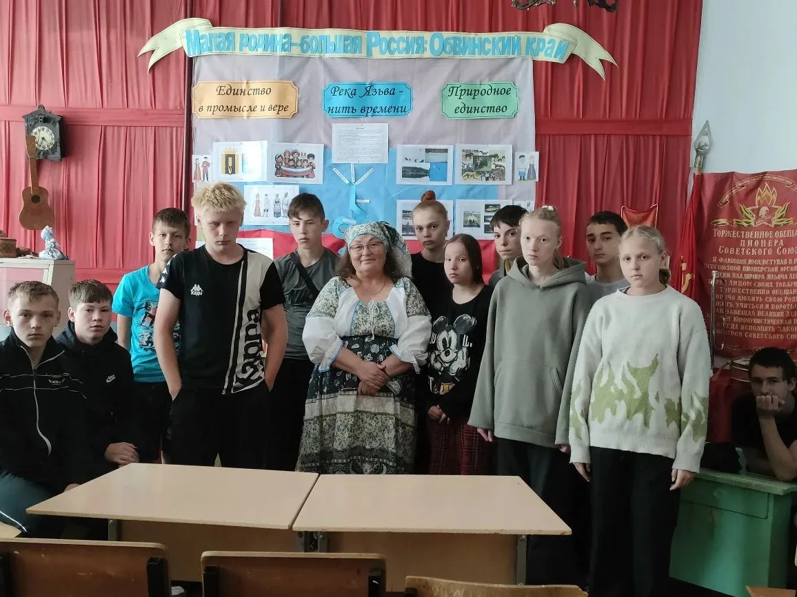 В продолжение предыдущего поста: ребята из отряда "краеведы" посетили музей Обвинской с...