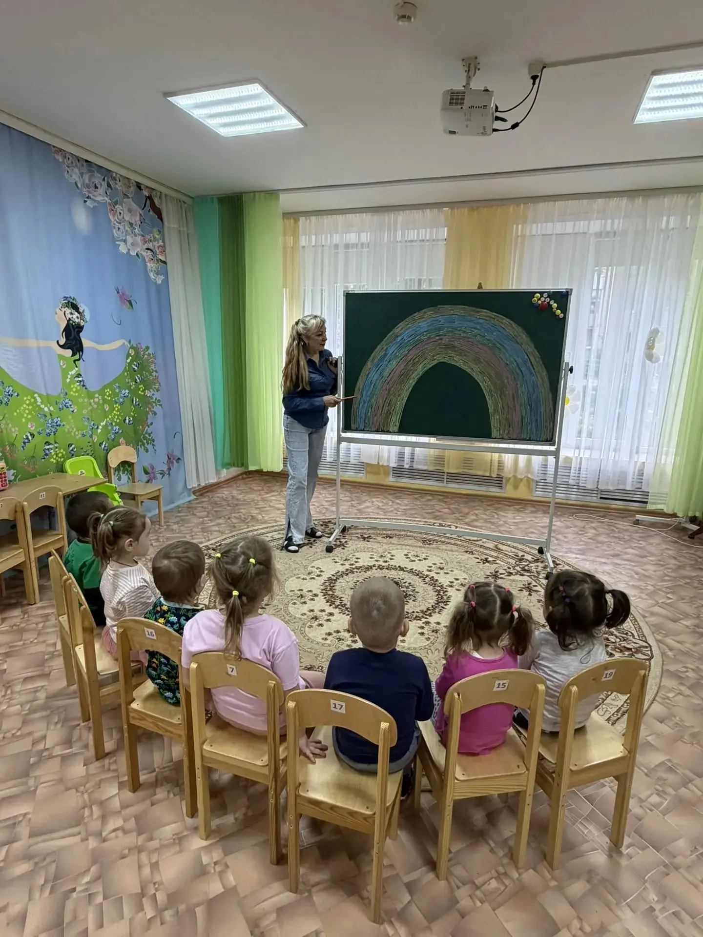 Солнце внешнее с дождем