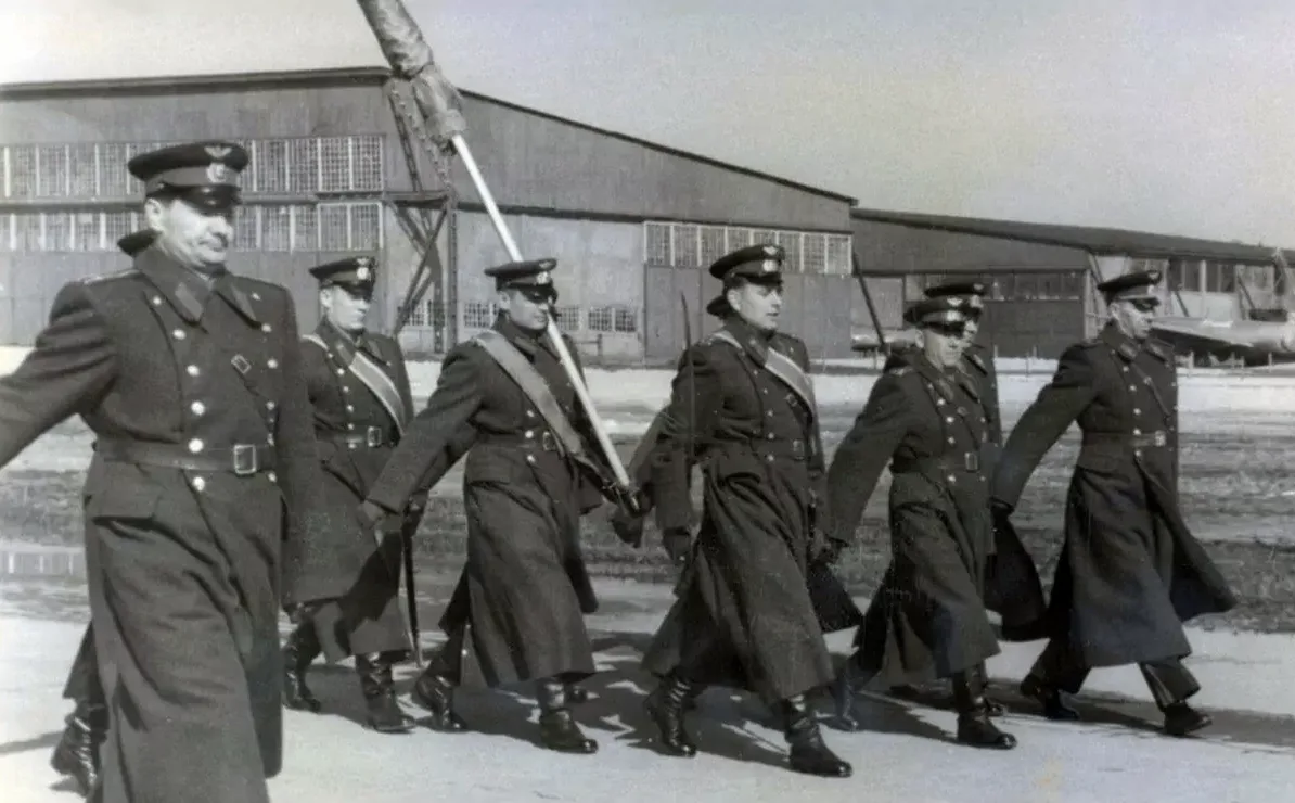 Репетиция парада на аэродроме в Монино