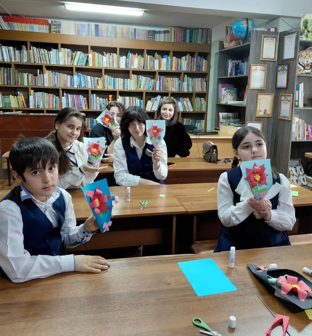 📚 Книжный марафон в библиотеке им. Юсупова  Ученики МБОУ «СОШ № 58» приняли активное участие в Недел