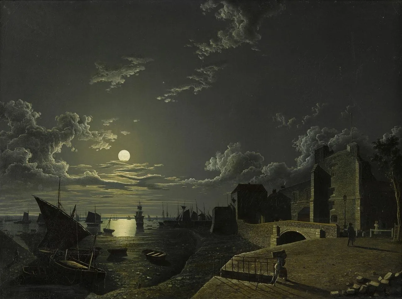 Лунные пейзажи британского художника Генри Петера (Henry Pether, 1828-1865)