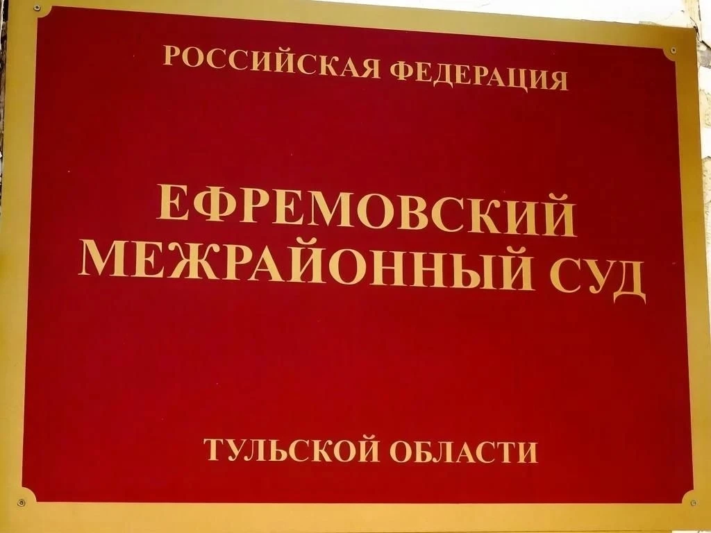 Ефремовский суд приговорил к 10 годам за убийство в пьяной драке