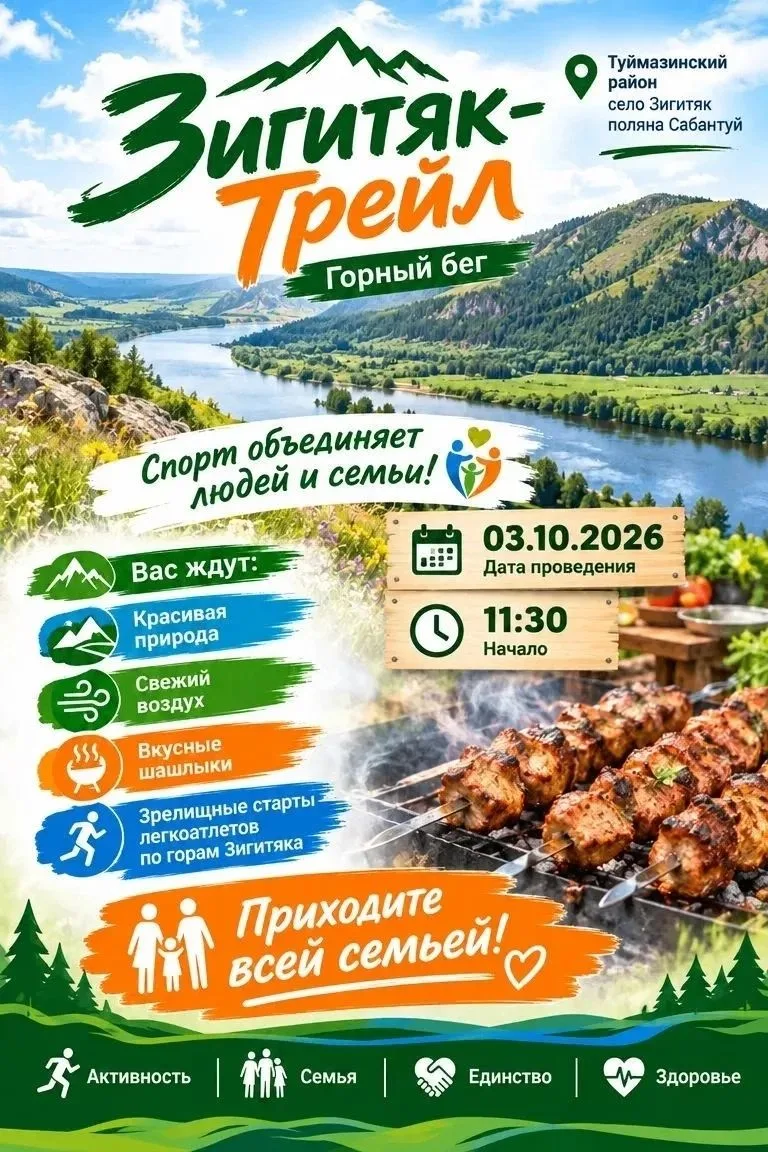 Приглашаем на горный трейл в Туймазинском районе!