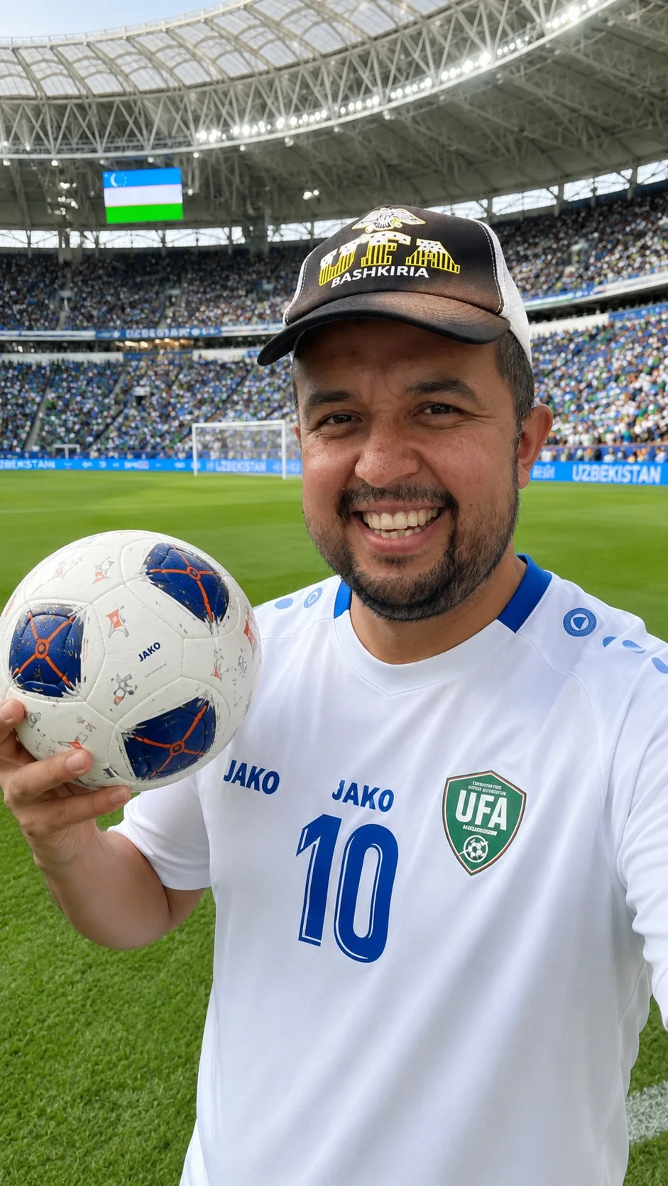 За сборную Узбекистана на чемпионате мира по футболу ⚽️