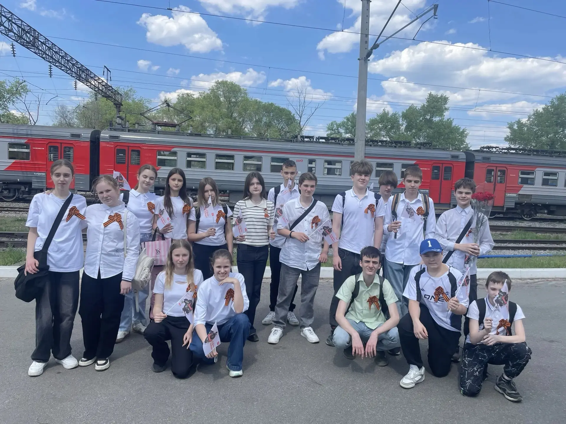 🚂 Сегодня, 8 мая 2026 года, в преддверии великого праздника — Дня Победы, учащиеся 7А ...