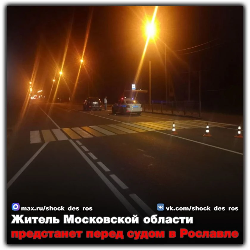 🔴 Житель Московской области предстанет перед судом в Рославле