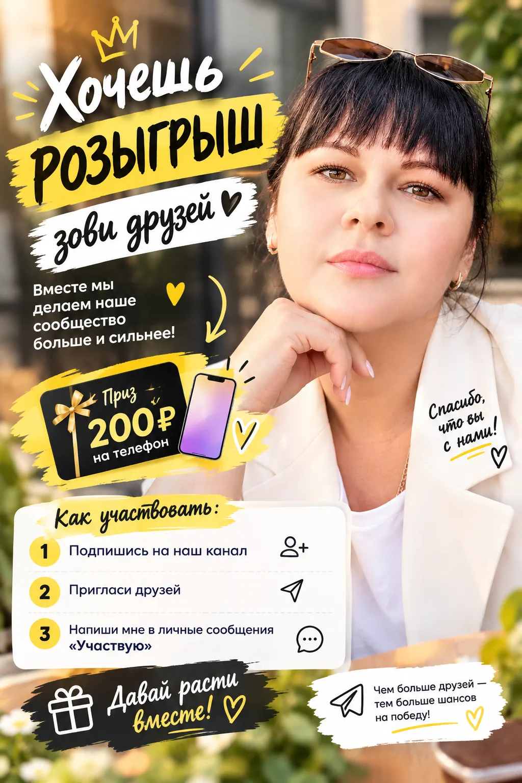 Ну что запускаю  розыгрыш: